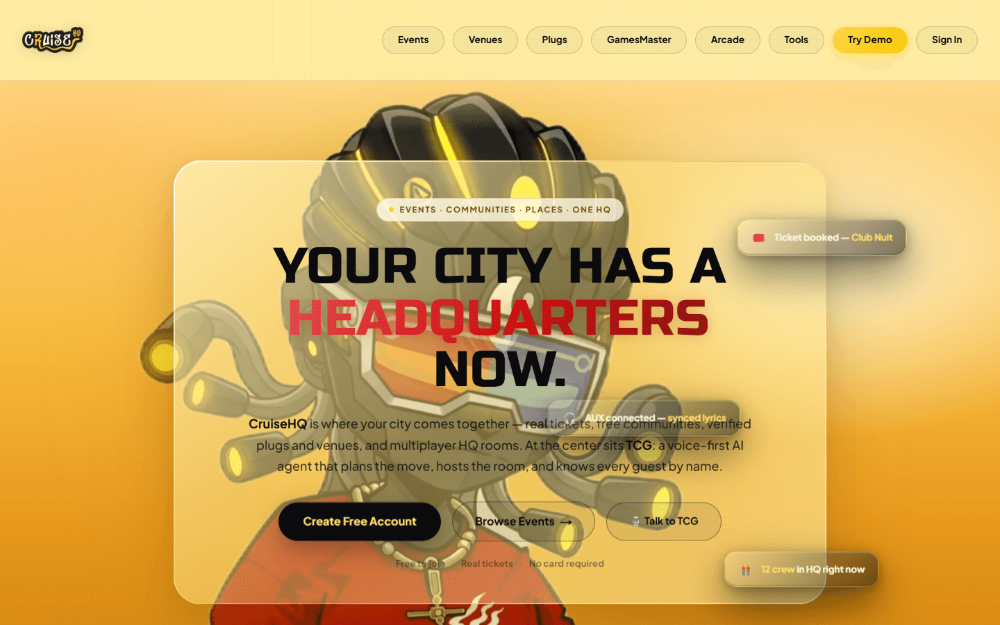 CruiseHQ Production Interface