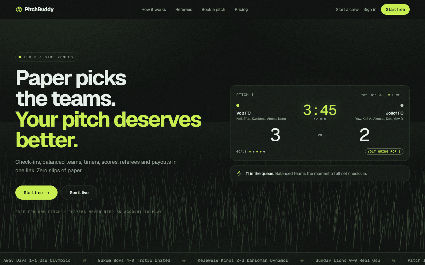 PitchBuddy Production Interface