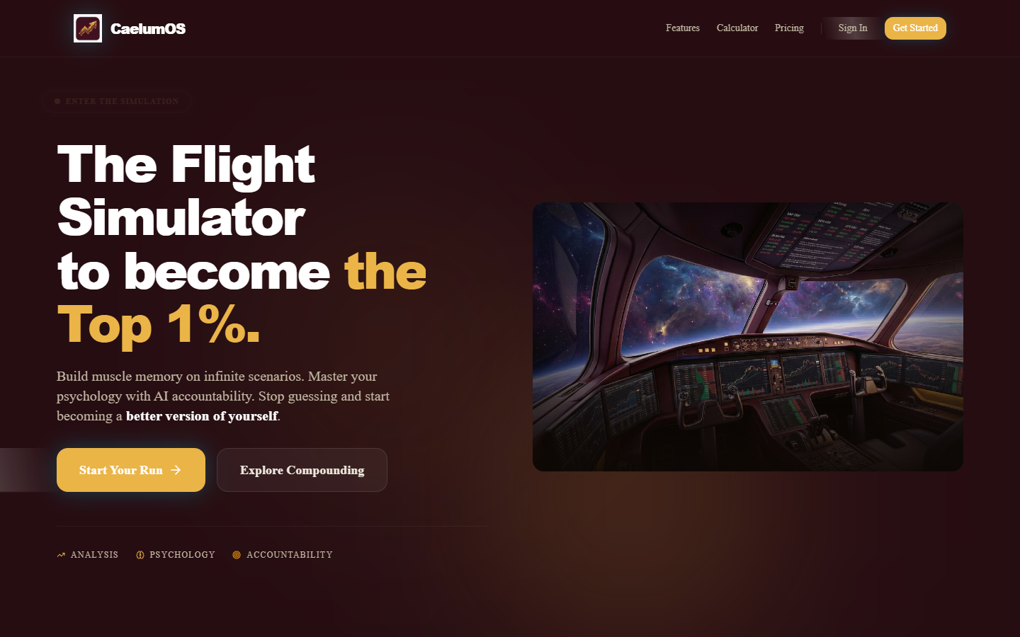 CaelumOS interface preview