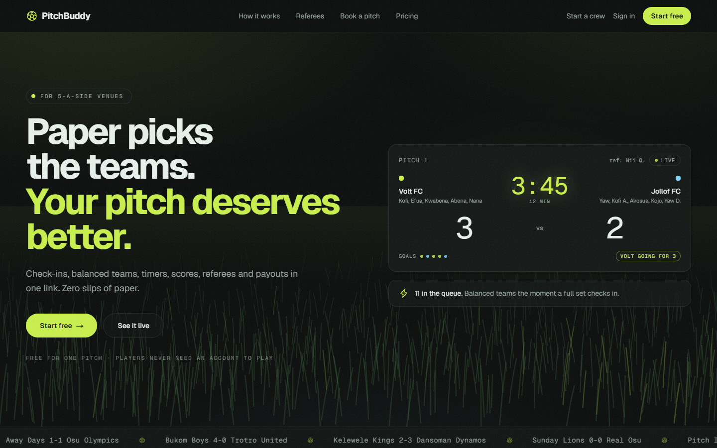PitchBuddy interface preview